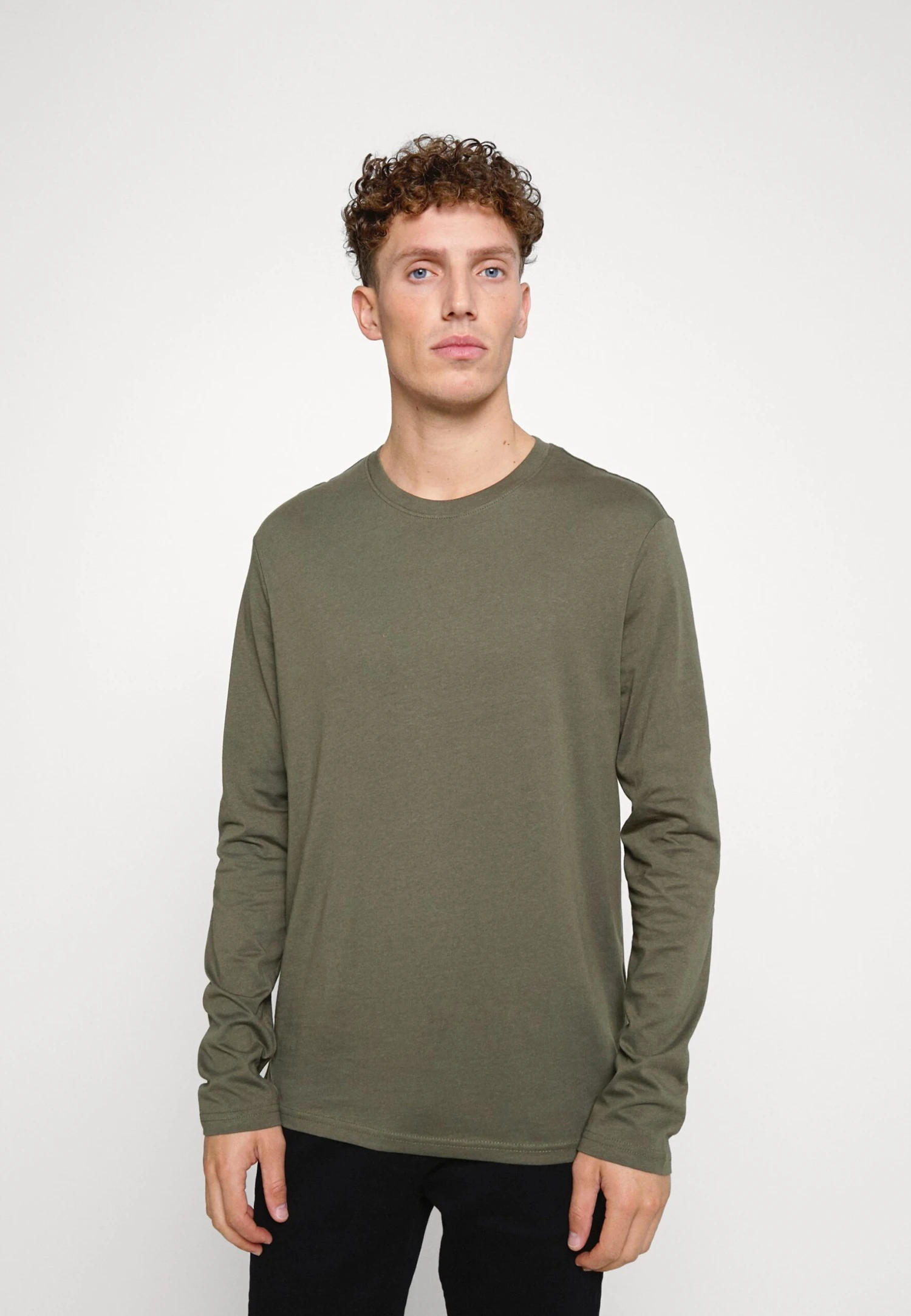 Pier One 5 Pack - Longsleeve - Blue/White/Beige/Olive 4 Pier One 5 Pack - Longsleeve - Blue/White/Beige/Olive - Image 4