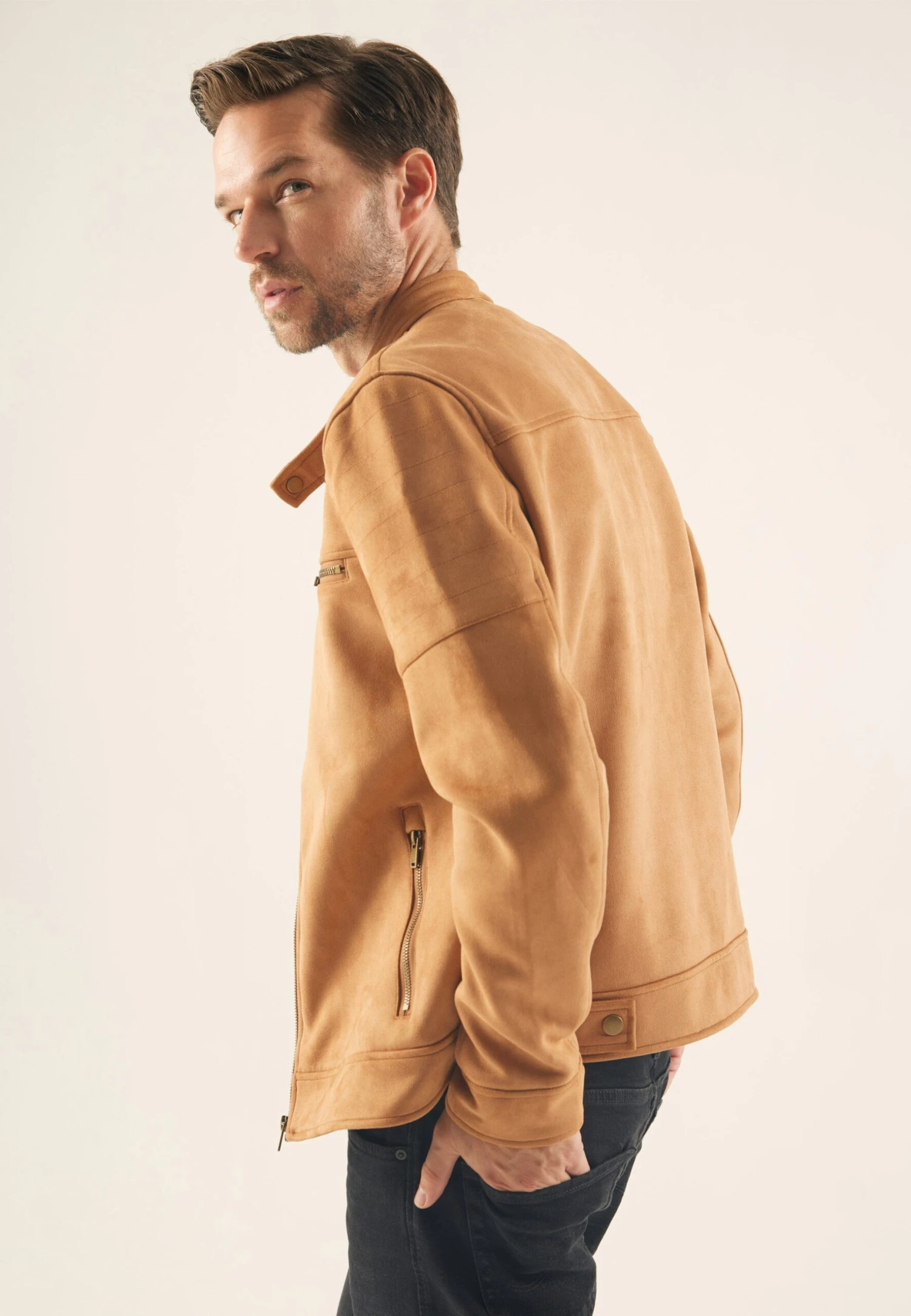 Pier One Imitatieleren Jas - Cognac 3 Pier One Imitatieleren Jas - Cognac - Image 3