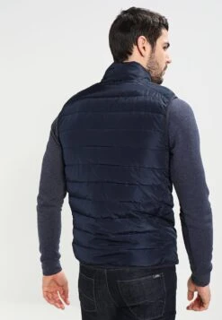 Pier One Bodywarmer - Dark Blue -Pier One Algemene Winkel Voor Herenmode 1649f2a7188f4852bbf8c88b9eca1e50