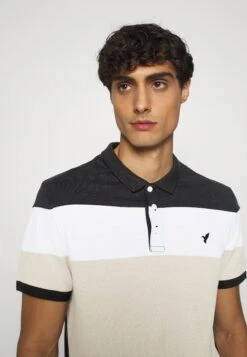 Pier One Poloshirt - Black/Sand -Pier One Algemene Winkel Voor Herenmode 16ce4ac13ca04ac2b3fd827e1d72488b