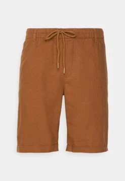 Pier One Linen Blend Drawcord Shorts- Shorts - Brown -Pier One Algemene Winkel Voor Herenmode 1ea4e2e885224bdf9790c588673025ff