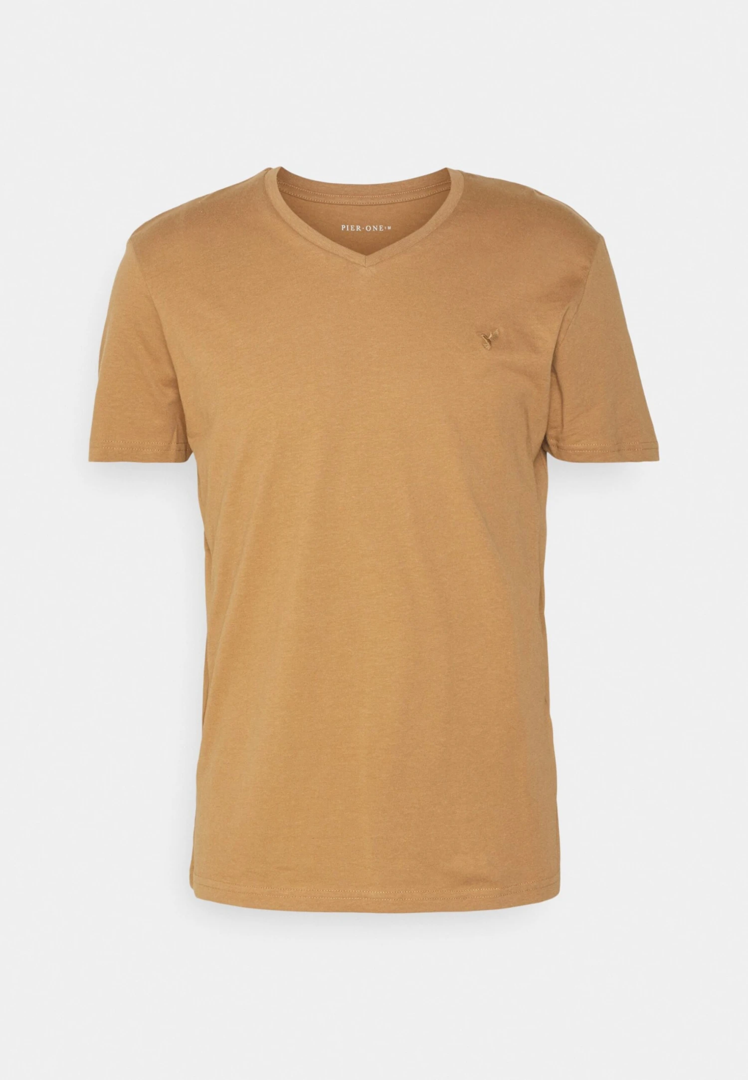 Pier One V Neck Bird Tonal 3 Pack - T-Shirt Basic - Light Brown/White/Dark Blue 7 Pier One V Neck Bird Tonal 3 Pack - T-Shirt Basic - Light Brown/White/Dark Blue - Image 7