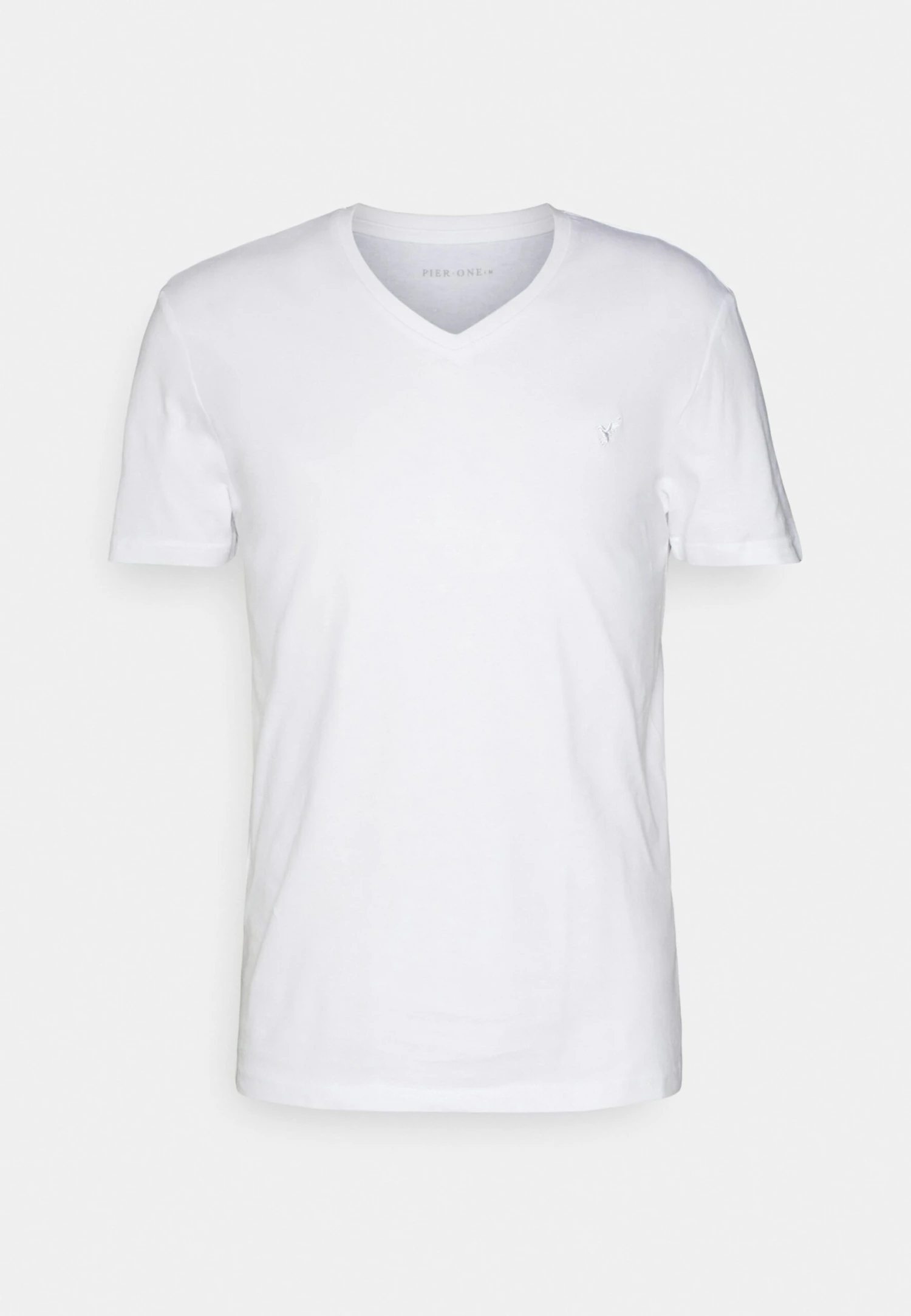 Pier One V Neck Bird Tonal 3 Pack - T-Shirt Basic - Light Brown/White/Dark Blue 9 Pier One V Neck Bird Tonal 3 Pack - T-Shirt Basic - Light Brown/White/Dark Blue - Image 9