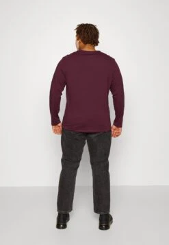 Pier One 2 Pack - Longsleeve - Dark Grey/Red -Pier One Algemene Winkel Voor Herenmode 3b8fa643cb9c403bbbb0da26d97504ed