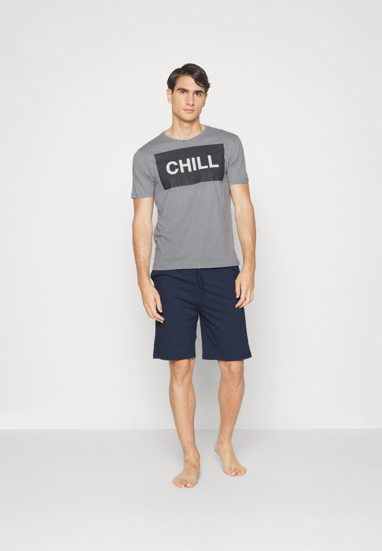 Pier One Pyjama - Dark Blue/Grey 2 Pier One Pyjama - Dark Blue/Grey - Image 2