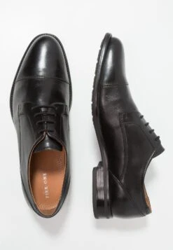 Pier One Leather - Veterschoenen - Black -Pier One Algemene Winkel Voor Herenmode 4553c297e29a4481b8d888939e3e386c