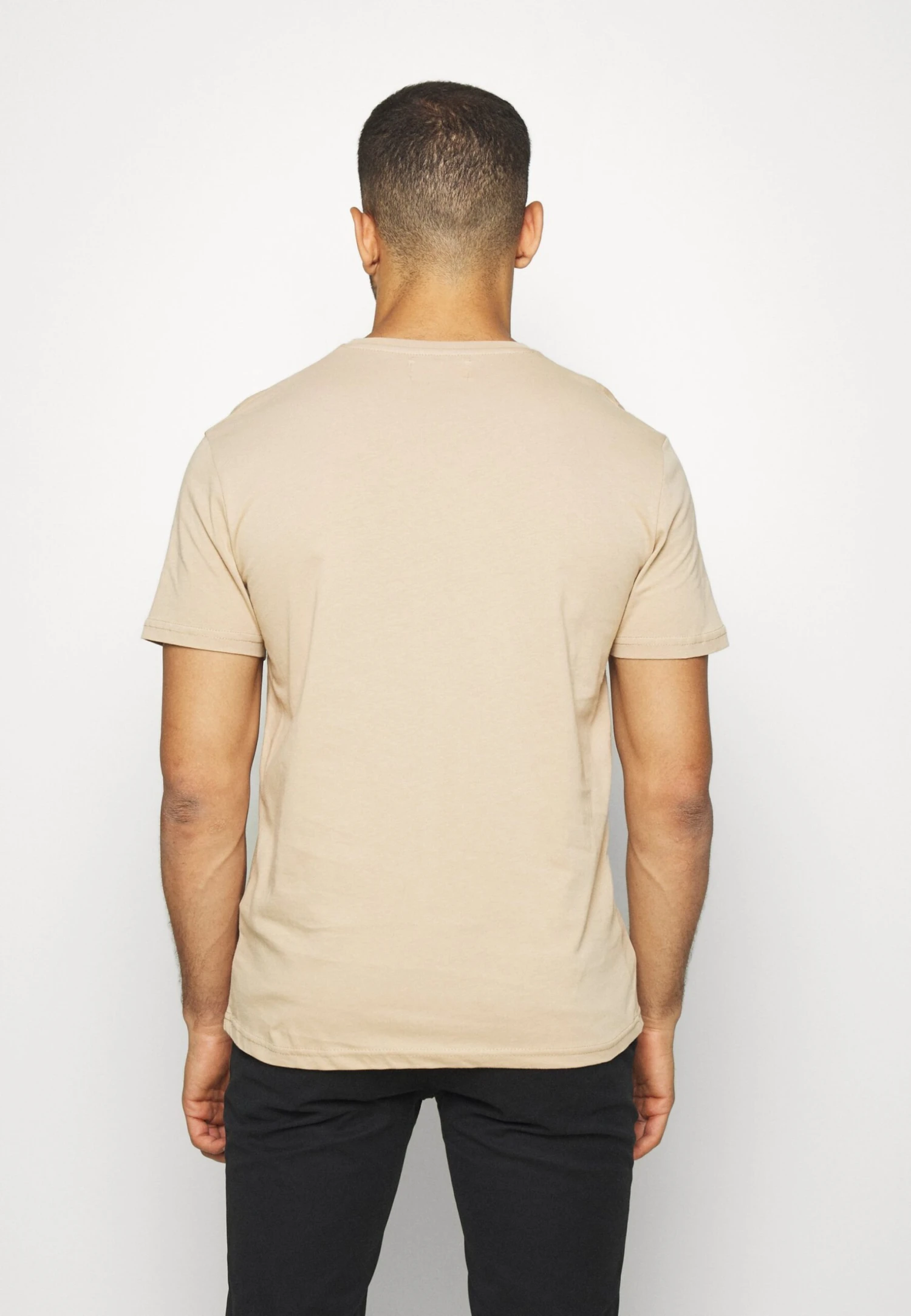 Pier One 3 Pack - T-Shirt Basic - Khaki/Tan/Dark Blue 3 Pier One 3 Pack - T-Shirt Basic - Khaki/Tan/Dark Blue - Image 3