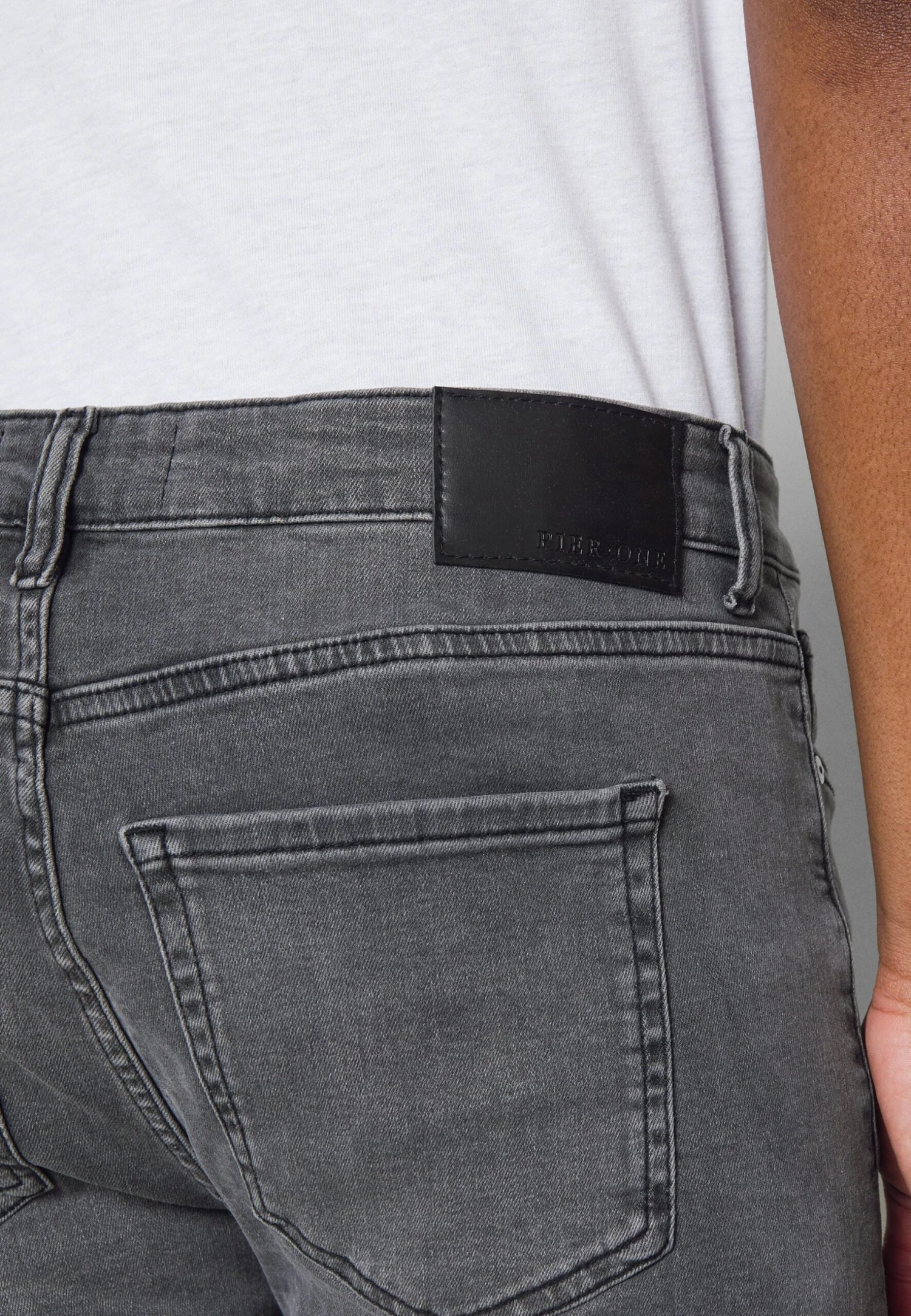 Pier One Straight Leg Jeans - Grey 5 Pier One Straight Leg Jeans - Grey - Image 5