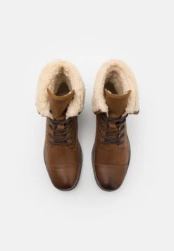 Pier One Leather - Veterboots - Camel -Pier One Algemene Winkel Voor Herenmode 58338f66cc624a14b1e5d27e7e21ebaf