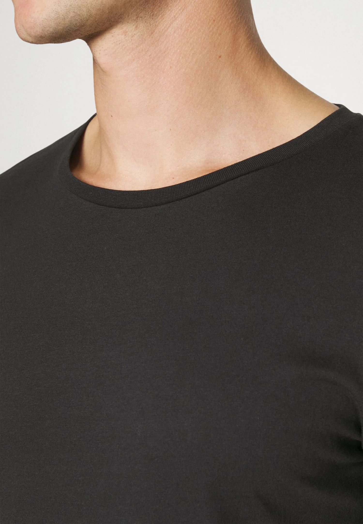 Pier One 2 Pack - Longsleeve - Black/Mottled Dark Grey 8 Pier One 2 Pack - Longsleeve - Black/Mottled Dark Grey - Image 8