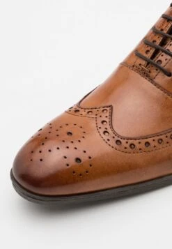 Pier One Leather - Veterschoenen - Cognac -Pier One Algemene Winkel Voor Herenmode 59740059f0904578bc02e2845a6f9e11