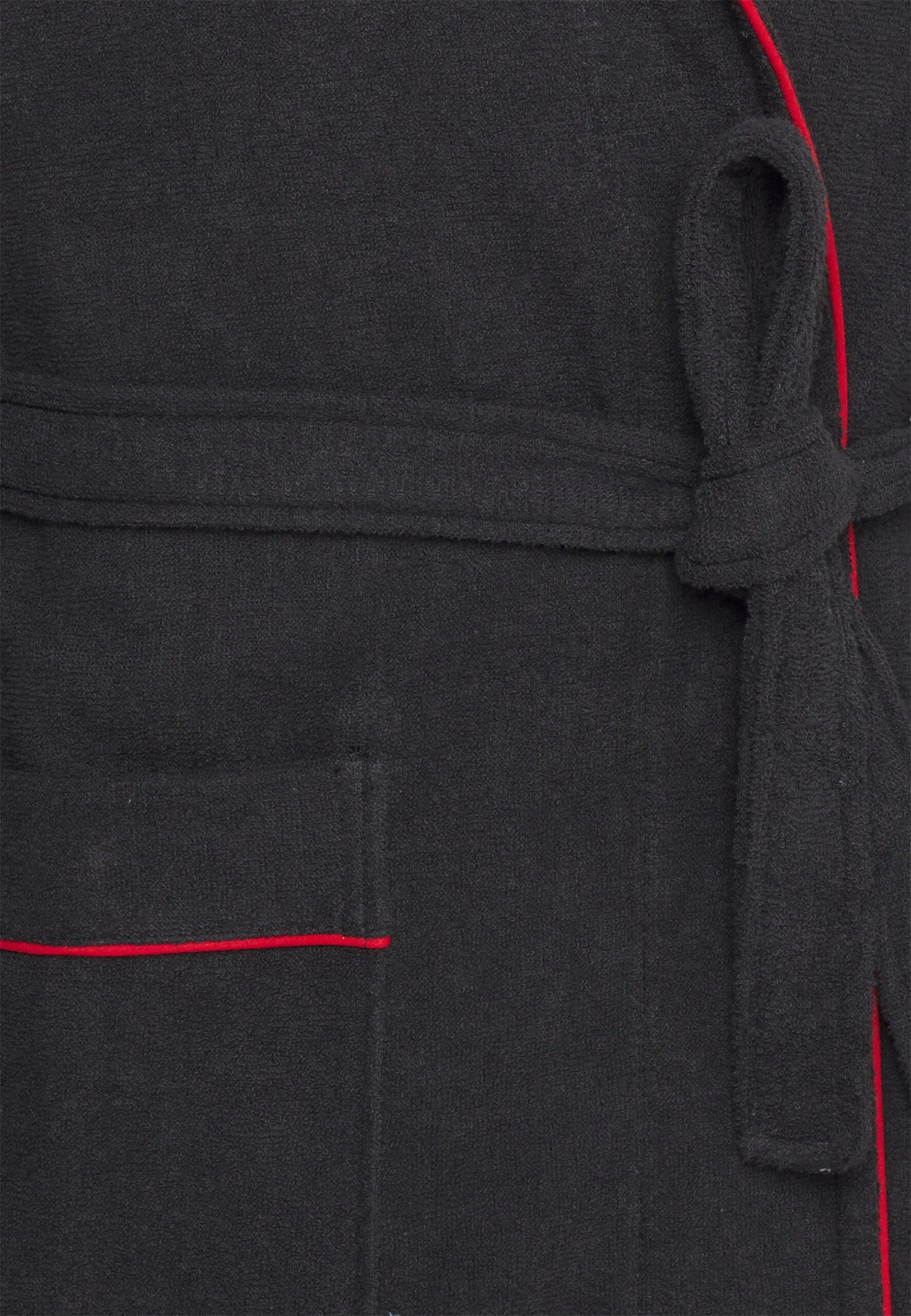 Pier One Badjas - Black/Red 3 Pier One Badjas - Black/Red - Image 3