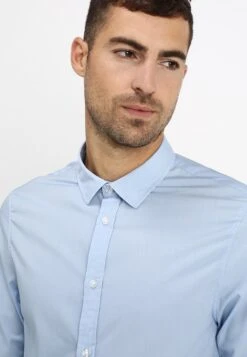 Pier One 2 Pack - Zakelijk Overhemd - Light Blue/Dark Blue -Pier One Algemene Winkel Voor Herenmode 5ecc9a8b654d4ad789195b86f92aa59f