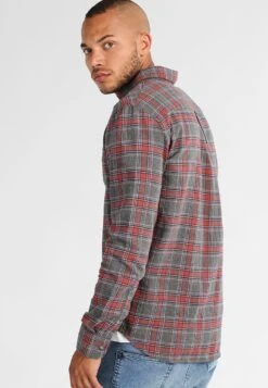 Pier One Overhemd - Grey/Coral -Pier One Algemene Winkel Voor Herenmode 62192d2e542d4a69a08273483006118b