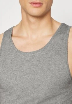 Pier One Rib Vestlue - Hemd - Grey/White/Blue -Pier One Algemene Winkel Voor Herenmode 651f5eab990948179a19a8d8a182168d