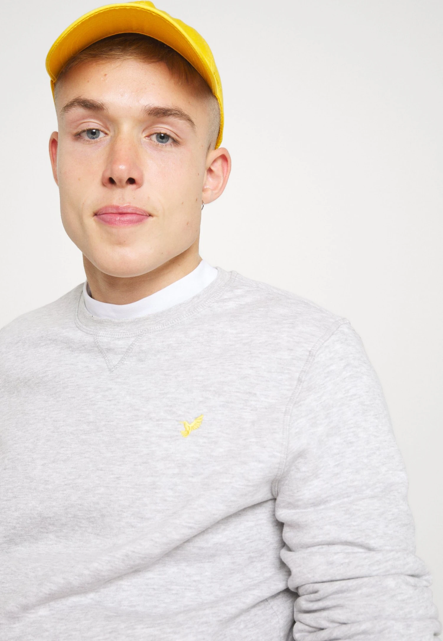 Pier One Sweater - Mottled Light Grey 6 Pier One Sweater - Mottled Light Grey - Image 6