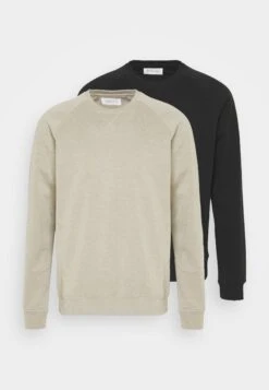 Pier One 2 Pack - Sweater - Tan/Black -Pier One Algemene Winkel Voor Herenmode 6a7cffa918a047328320e3fd00079391