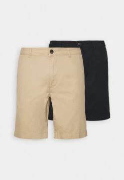 Pier One 2 Pack - Shorts - Tan/Black -Pier One Algemene Winkel Voor Herenmode 6d9aaab23c01455689a1f97d308c1dcf