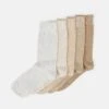 Pier One 5Pack - Sokken - Off-White/Beige/Tan