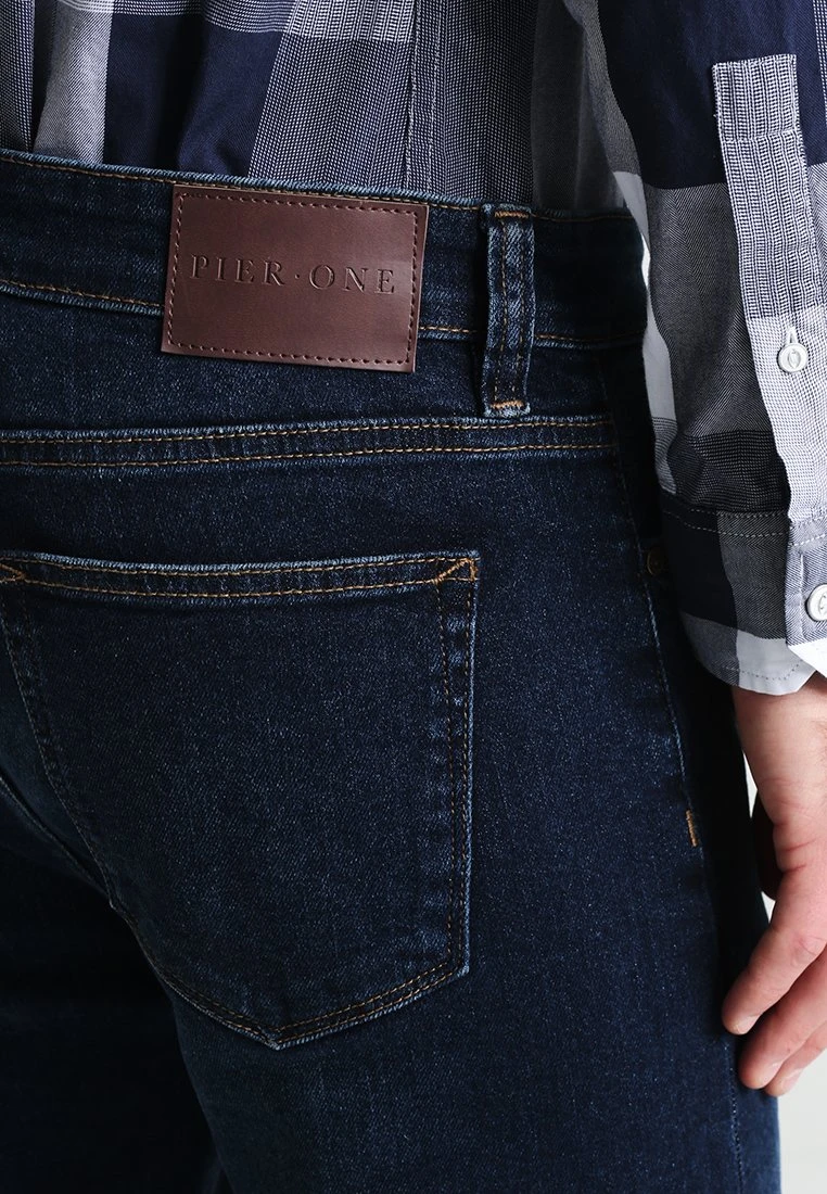 Pier One Basic - Straight Leg Jeans - Dark Blue Denim 5 Pier One Basic - Straight Leg Jeans - Dark Blue Denim - Image 5