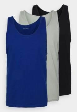 Pier One 3 Pack - Top - Black/Blue/Grey -Pier One Algemene Winkel Voor Herenmode 7fc63fb59dfc4b449a4d4521e07e20ce