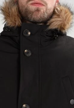 Pier One Parka - Black -Pier One Algemene Winkel Voor Herenmode 83a6f641a86e43faa8ef00a6c10df83a