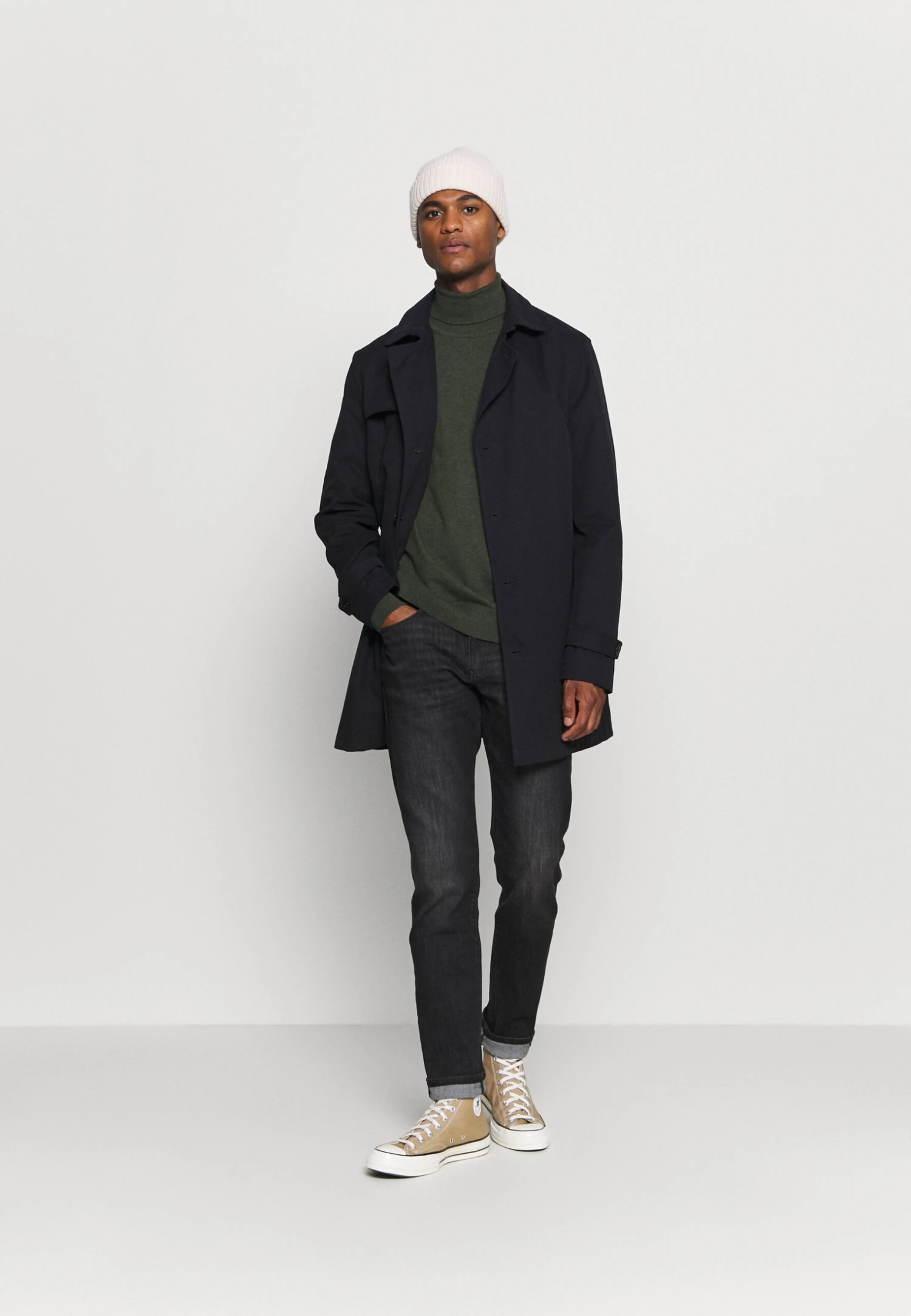 Pier One Trui - Mottled Olive 2 Pier One Trui - Mottled Olive - Image 2