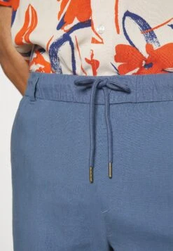 Pier One Linen Blend Drawcord Shorts- Shorts - Blue -Pier One Algemene Winkel Voor Herenmode 87c8fc6ffcc340718daf1bf023c8502d