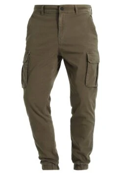 Pier One Cuffed Skinny Trouser- Cargobroek - Khaki -Pier One Algemene Winkel Voor Herenmode 8b5d9a7661e7447cbc122a53d9869344