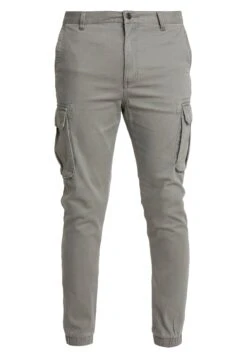 Pier One Cuffed Skinny Trouser- Cargobroek - Grey -Pier One Algemene Winkel Voor Herenmode a09b1a92eb324dc1b90d5202c92319c0