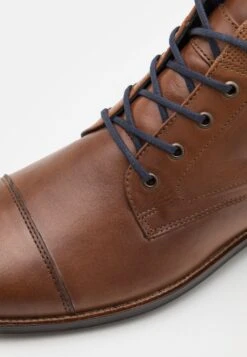 Pier One Leather - Veterboots - Cognac -Pier One Algemene Winkel Voor Herenmode a41644e556154fdc8a8a3342115f0f6a