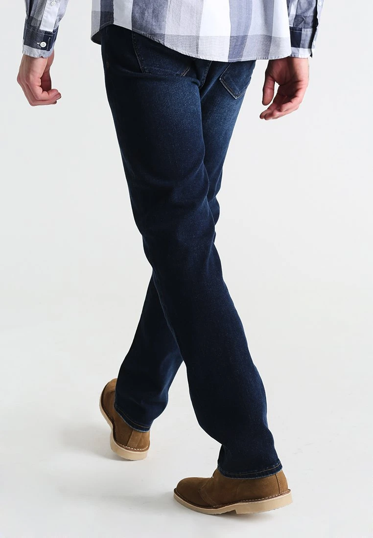 Pier One Basic - Straight Leg Jeans - Dark Blue Denim 3 Pier One Basic - Straight Leg Jeans - Dark Blue Denim - Image 3