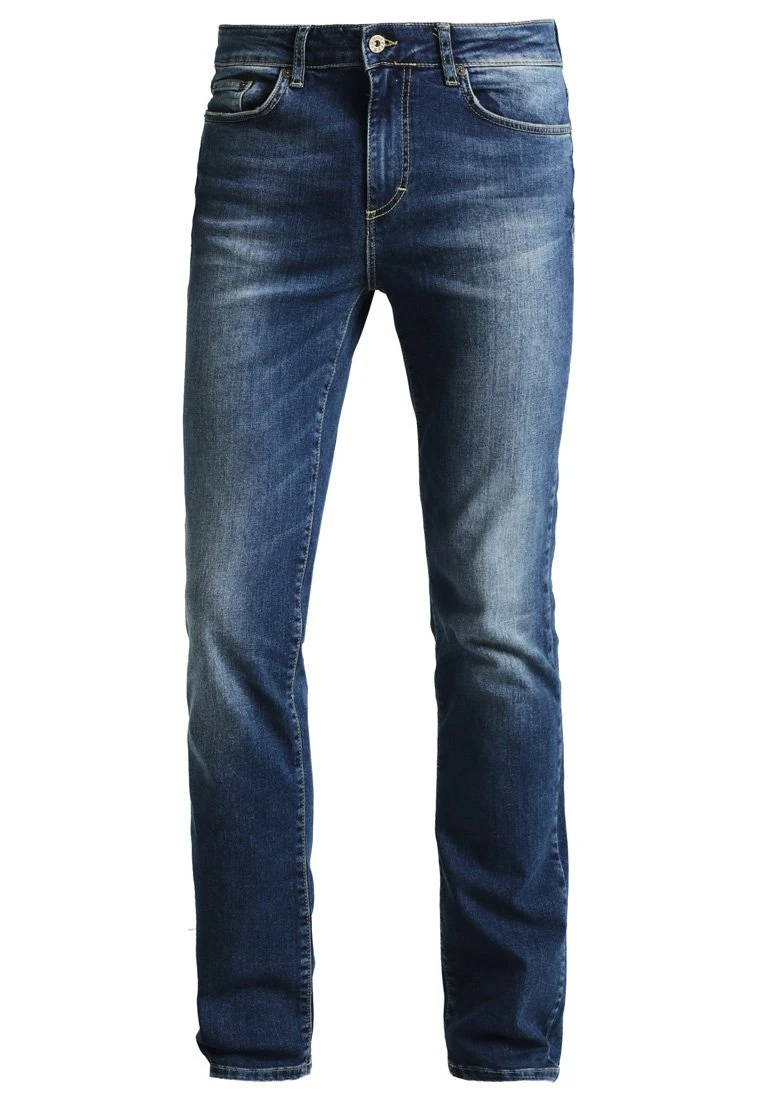 Pier One Straight Leg Jeans - Washed Dark Blue 5 Pier One Straight Leg Jeans - Washed Dark Blue - Image 5