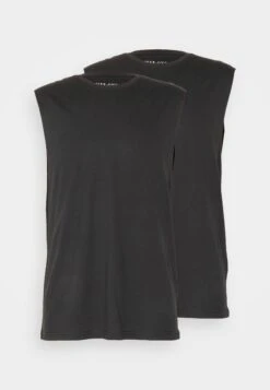 Pier One 2 Pack - Top - Black -Pier One Algemene Winkel Voor Herenmode a5faf45370c6400bbfef4c5ba4c3bb65