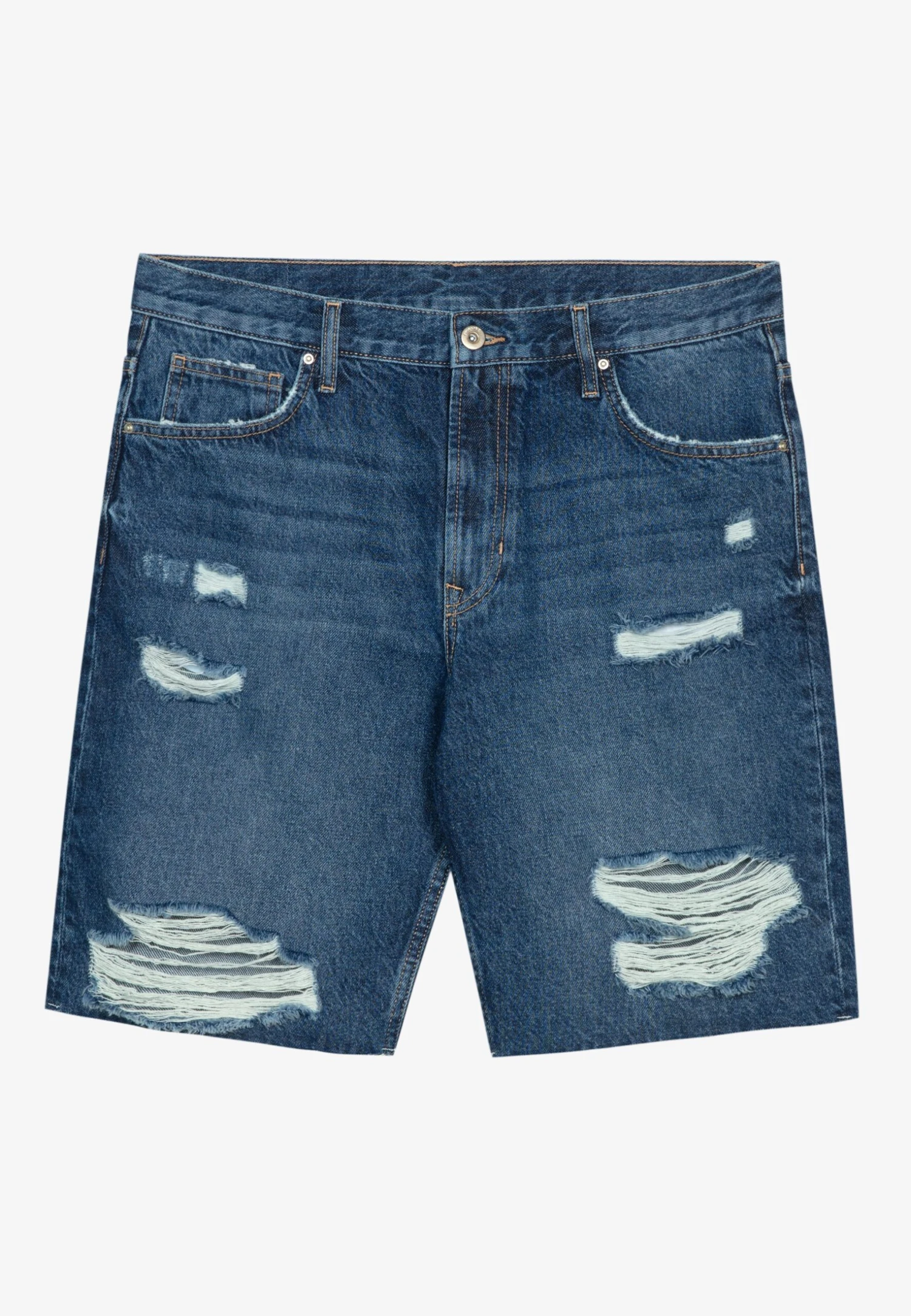 Pier One Jeansshort - Dark Blue Denim 6 Pier One Jeansshort - Dark Blue Denim - Image 6