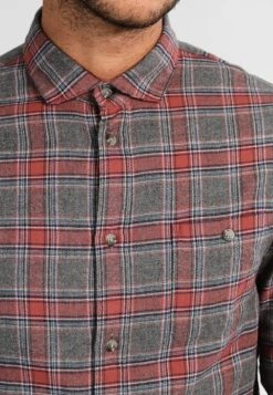 Pier One Overhemd - Grey/Coral -Pier One Algemene Winkel Voor Herenmode aec58b86fdd04742b8391be56b121545