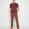 Pier One 3 Pack - T-Shirt Basic - Off-White/Bordeaux/Mint