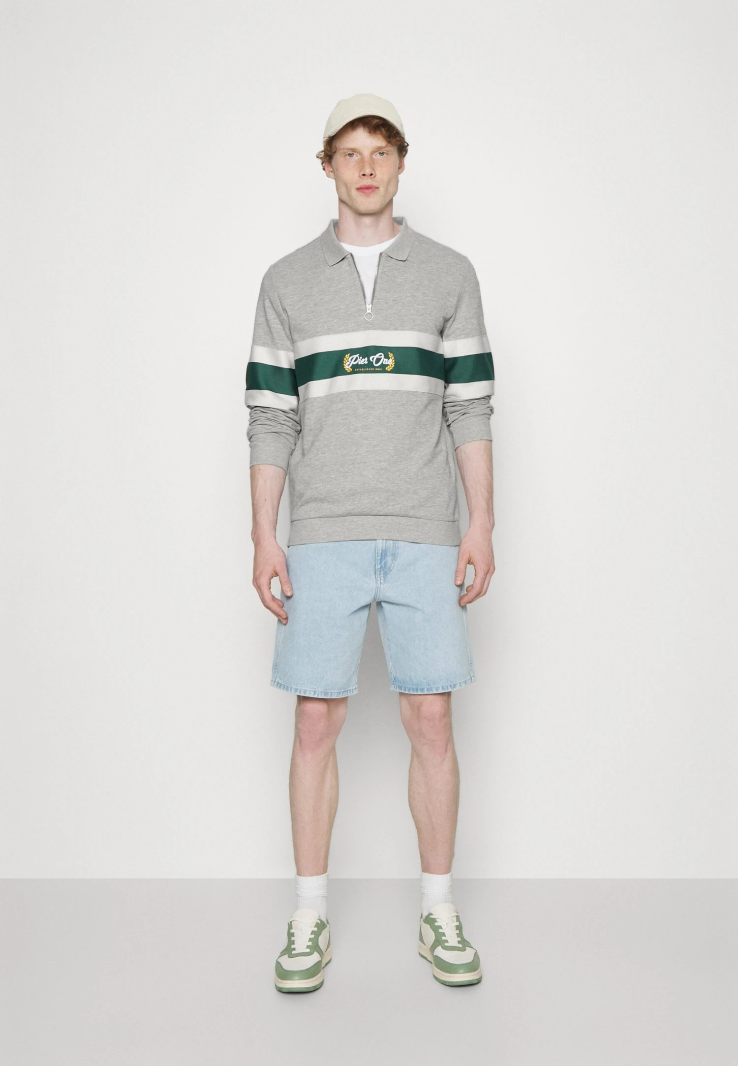 Pier One Sweater -Light Grey 2 Pier One Sweater -Light Grey - Image 2