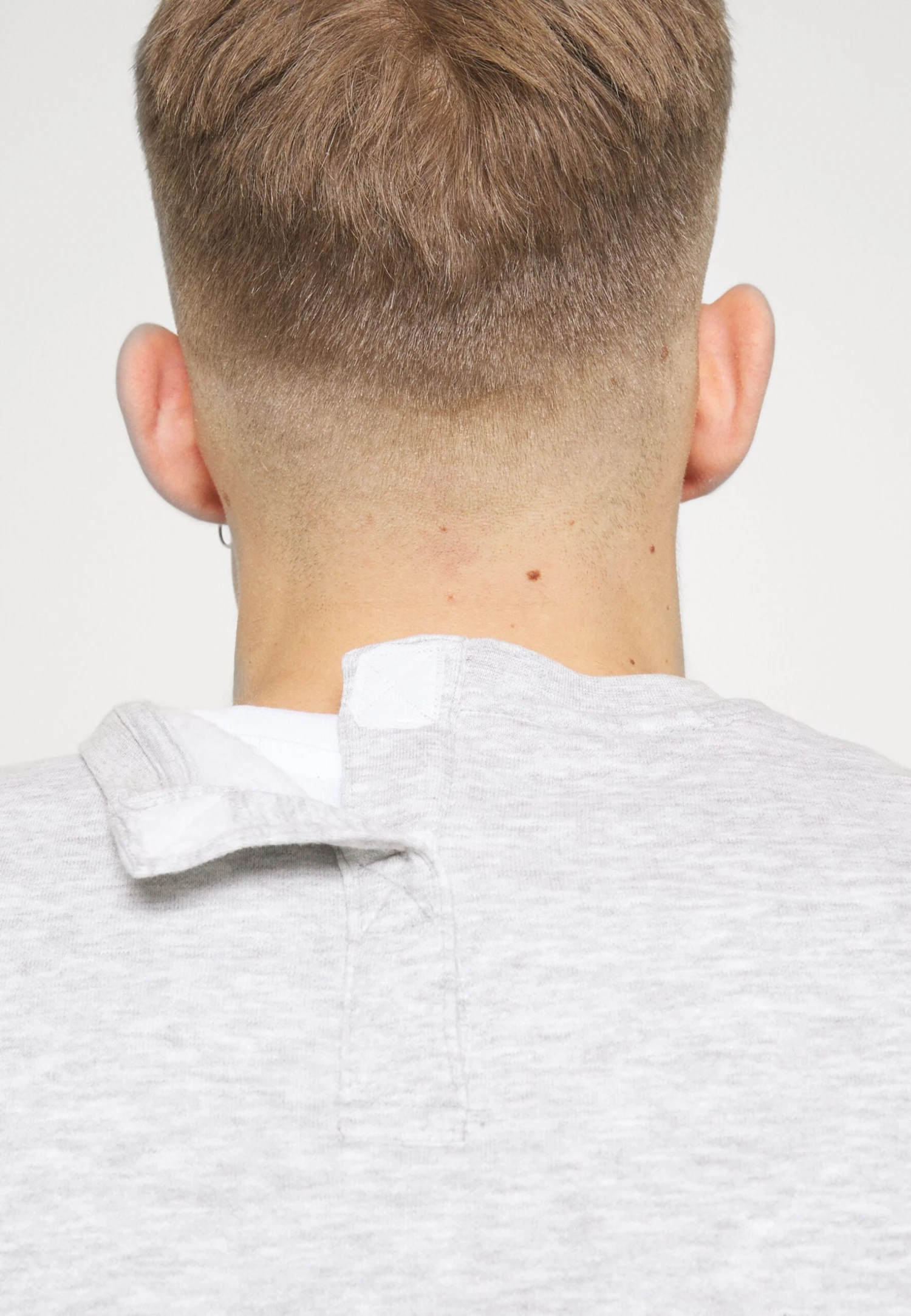 Pier One Sweater - Mottled Light Grey 8 Pier One Sweater - Mottled Light Grey - Image 8