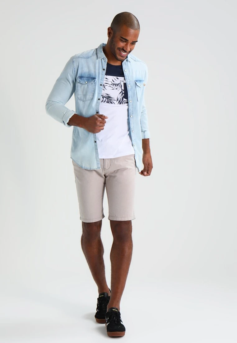 Pier One T-Shirt Print - Navy/White 2 Pier One T-Shirt Print - Navy/White - Image 2