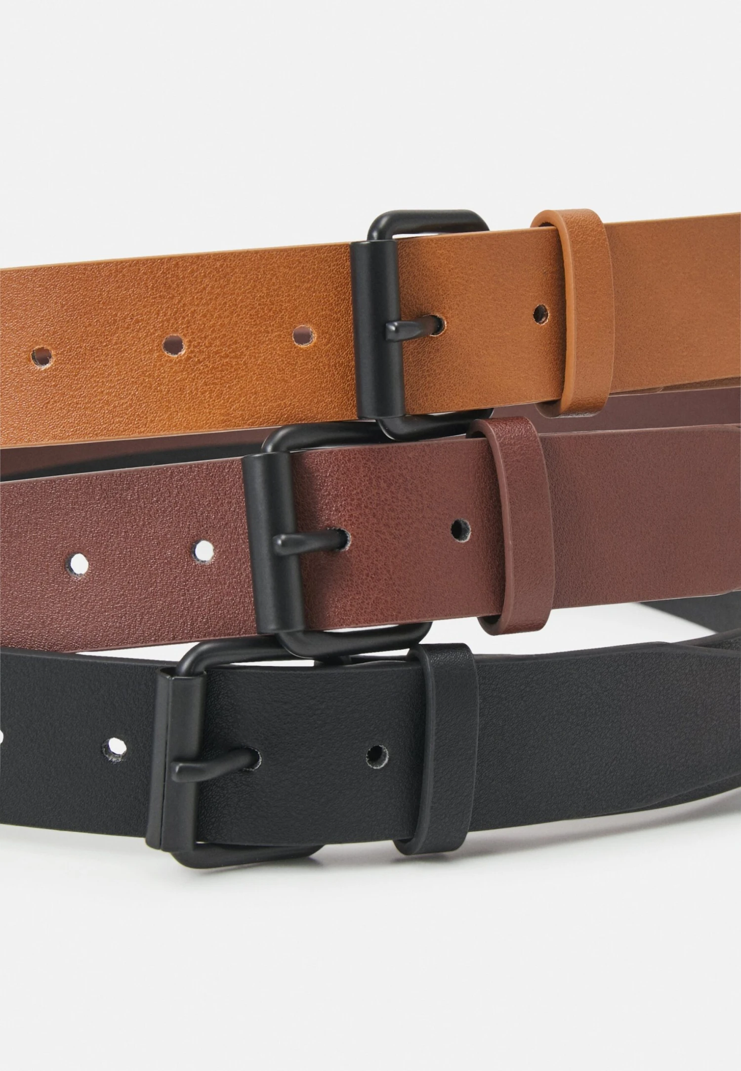 Pier One 3 Pack Unisex - Riem - Black/Brown/Cognac 4 Pier One 3 Pack Unisex - Riem - Black/Brown/Cognac - Image 4