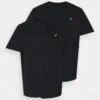 Pier One 2 Pack - T-Shirt Basic - Black/Black