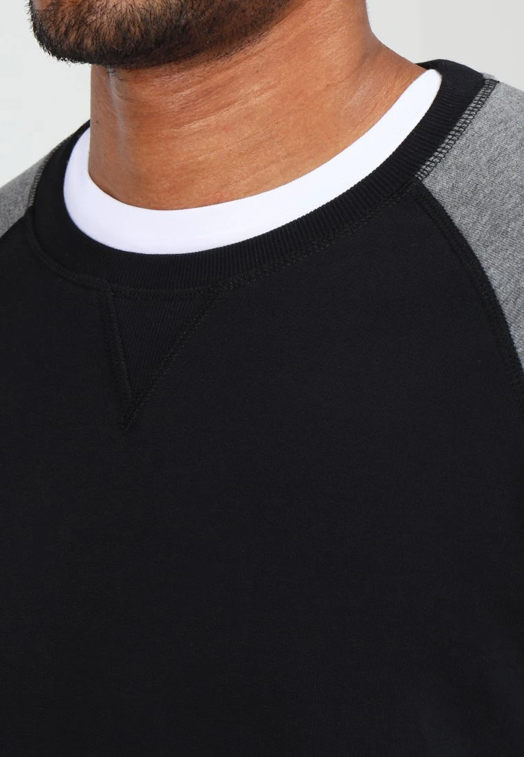 Pier One Sweater - Grey Melange/Black 4 Pier One Sweater - Grey Melange/Black - Image 4