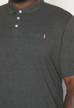 Pier One Tricolore Trim- Poloshirt - Dark Grey -Pier One Algemene Winkel Voor Herenmode d570541375134f839e88f1f4a3b399d4