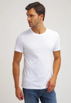Pier One 2 Pack - T-Shirt Basic - White/Black -Pier One Algemene Winkel Voor Herenmode db5a52b513bc4cb5ade3596d469995e6