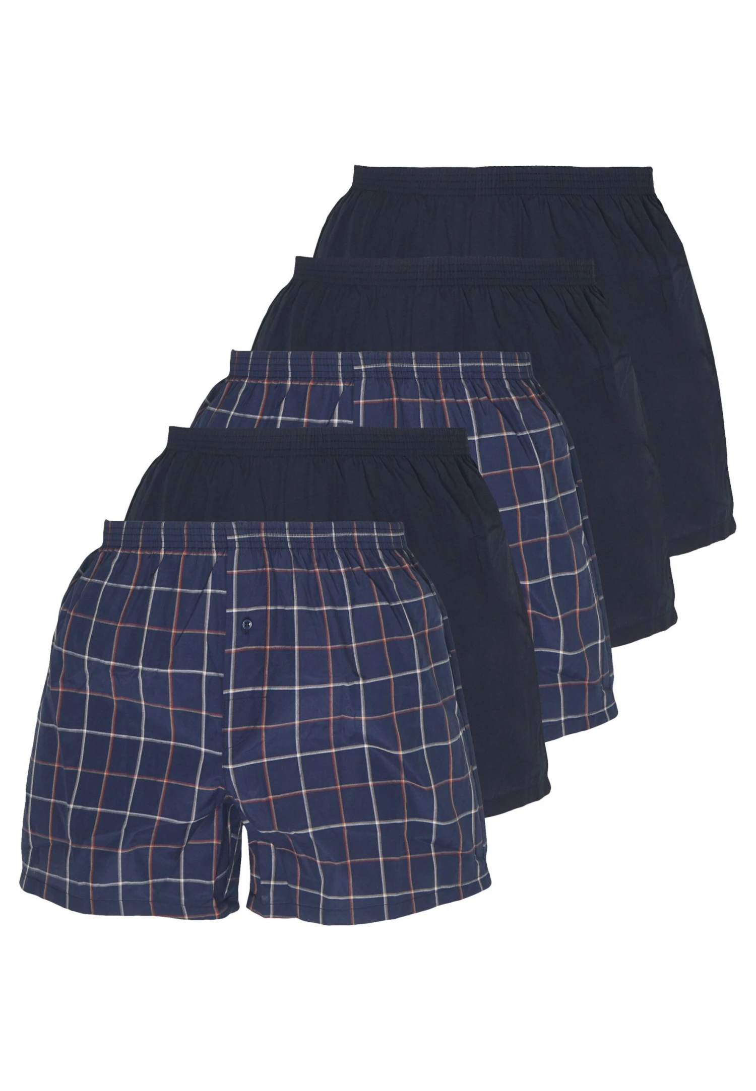Pier One 5 Pack - Boxershort - Dark Blue 4 Pier One 5 Pack - Boxershort - Dark Blue - Image 4