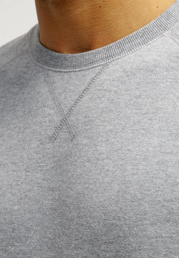 Pier One Sweater - Mid Grey Melange 4 Pier One Sweater - Mid Grey Melange - Image 4