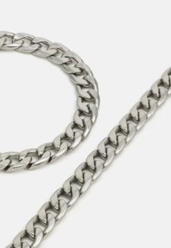 Pier One 2Pack Set - Ketting - Silver-Coloured -Pier One Algemene Winkel Voor Herenmode df2f201b74344f4db97bf89a3f01a241