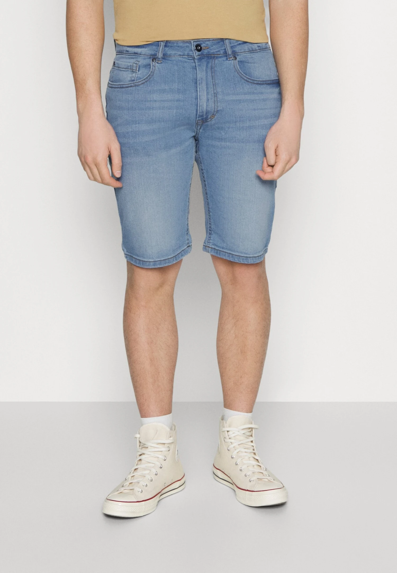 Pier One Jeansshort - Light Blue Denim 2 Pier One Jeansshort - Light Blue Denim - Image 2