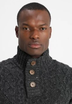 Pier One Trui - Mottled Dark Grey -Pier One Algemene Winkel Voor Herenmode eb6dec66e1f147509263ea1a088f200f